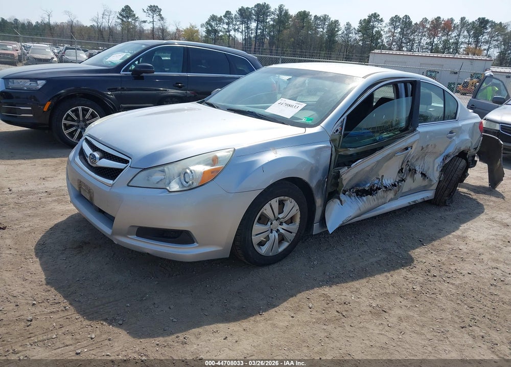 2012 SUBARU LEGACY 2.5I VIN: 4S3BMCA63C3010624