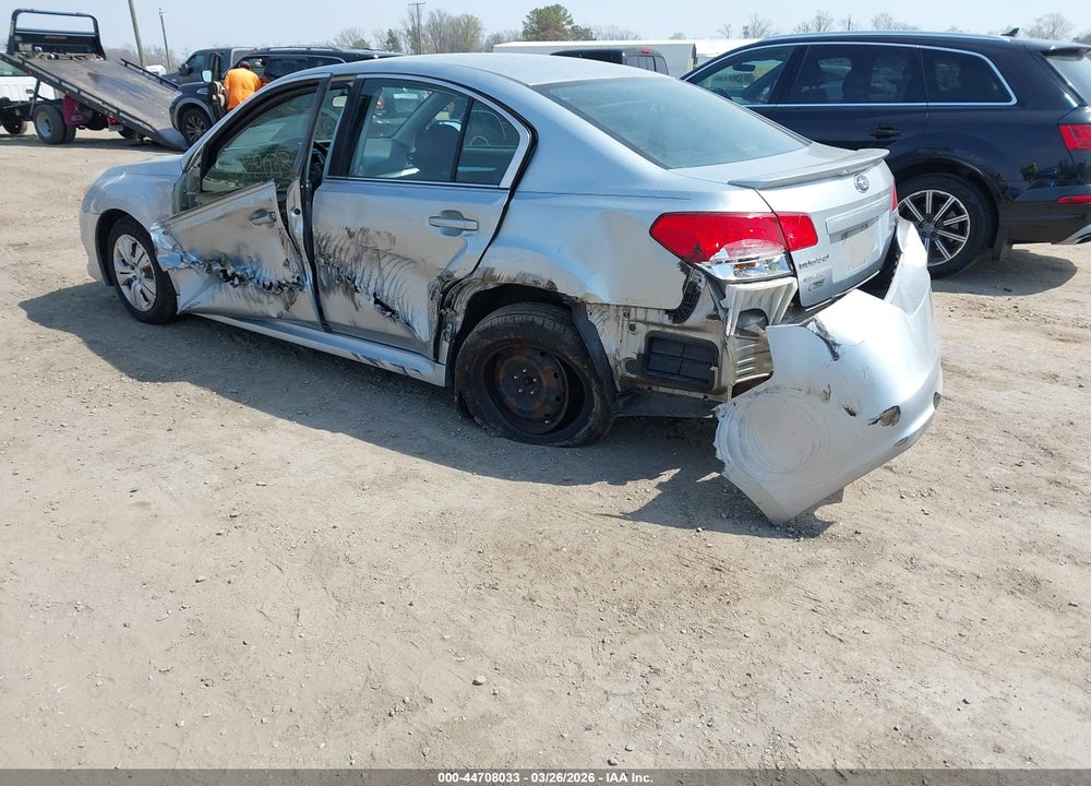 2012 SUBARU LEGACY 2.5I VIN: 4S3BMCA63C3010624