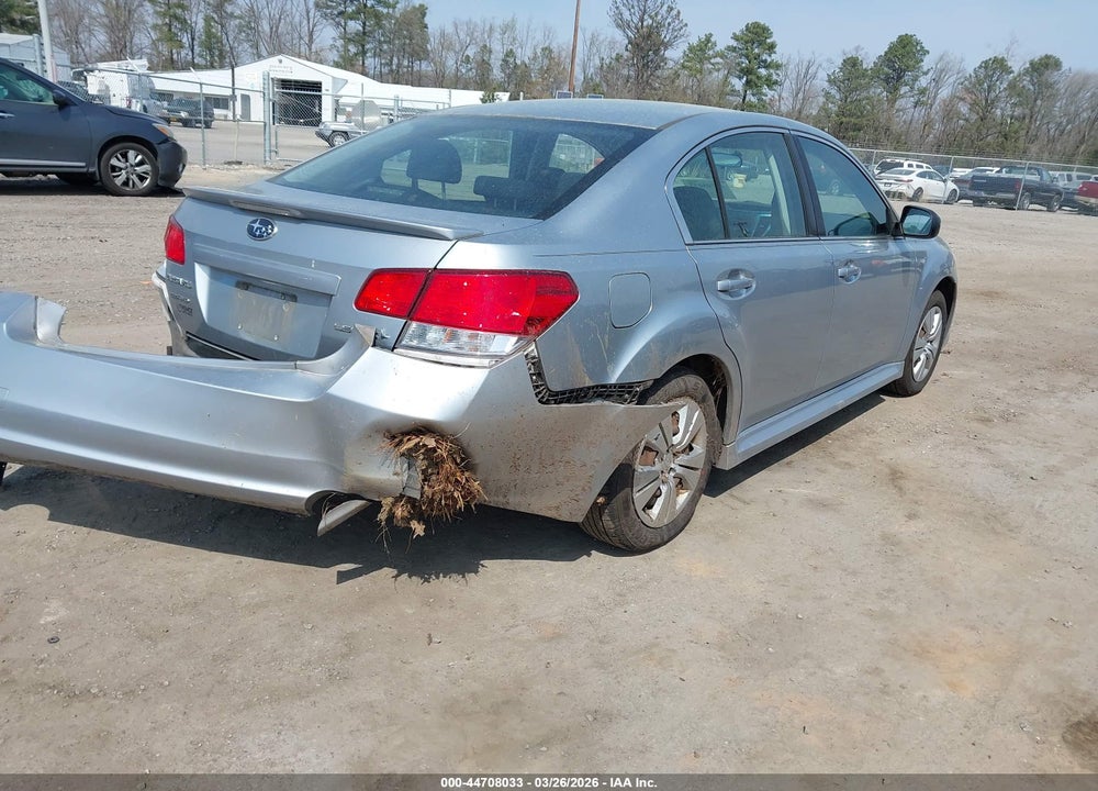 2012 SUBARU LEGACY 2.5I VIN: 4S3BMCA63C3010624