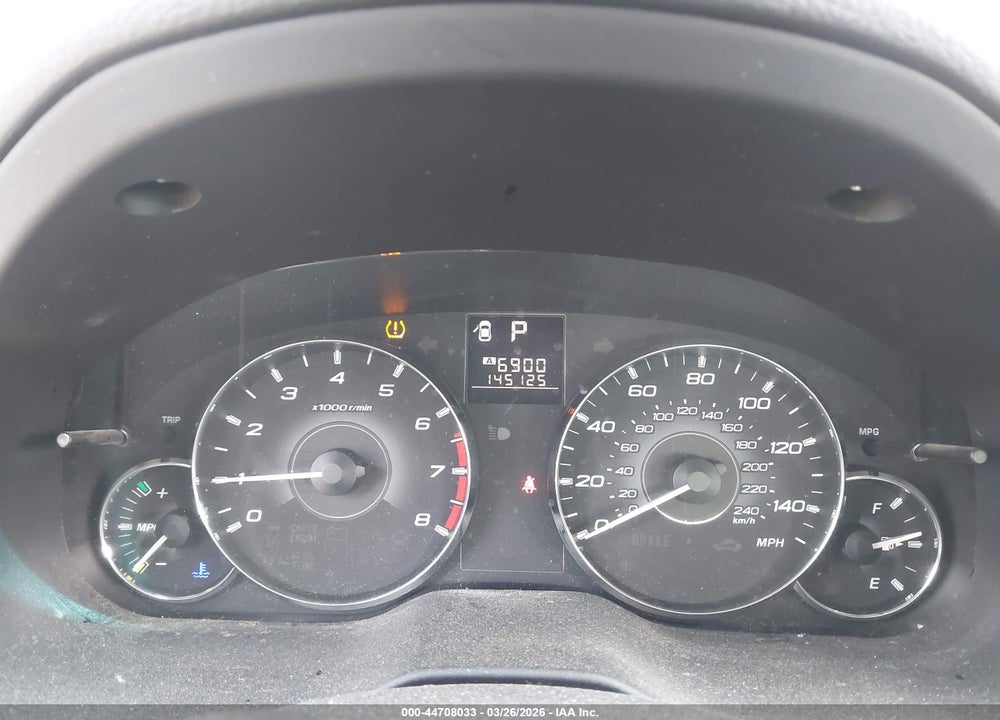2012 SUBARU LEGACY 2.5I VIN: 4S3BMCA63C3010624
