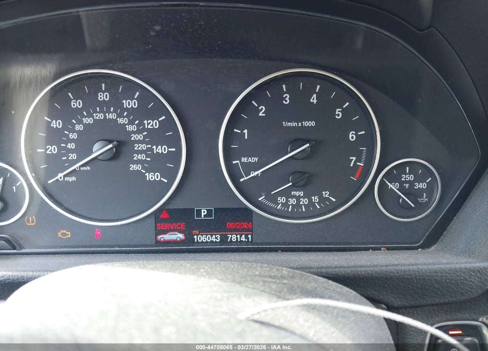 2015 BMW 320I XDRIVE VIN: WBA3C3C57FP664953