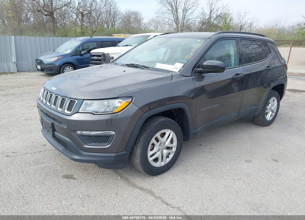 2018 JEEP COMPASS SPORT 4X4 VIN: 3C4NJDAB3JT392261