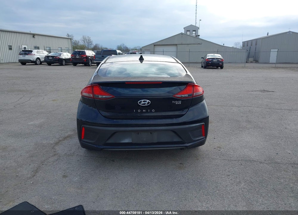 2019 HYUNDAI IONIQ HYBRID BLUE VIN: KMHC65LC9KU156463