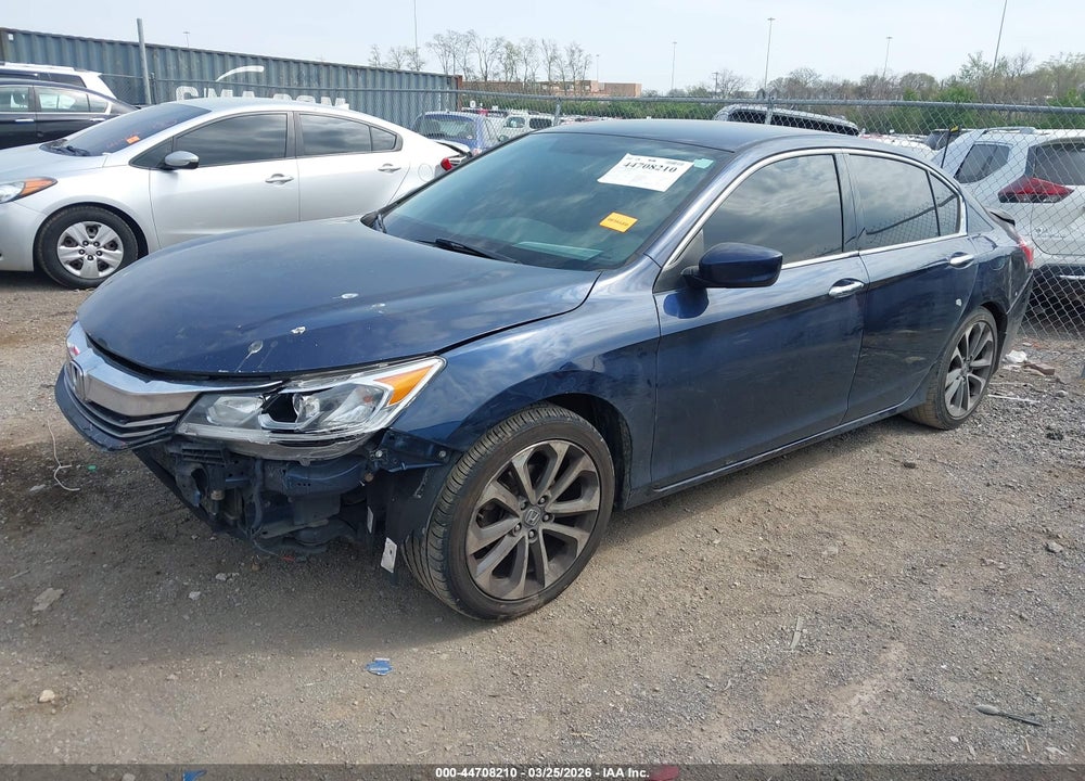 2015 HONDA ACCORD SEDAN SPORT VIN: 1HGCR2F55FA226377