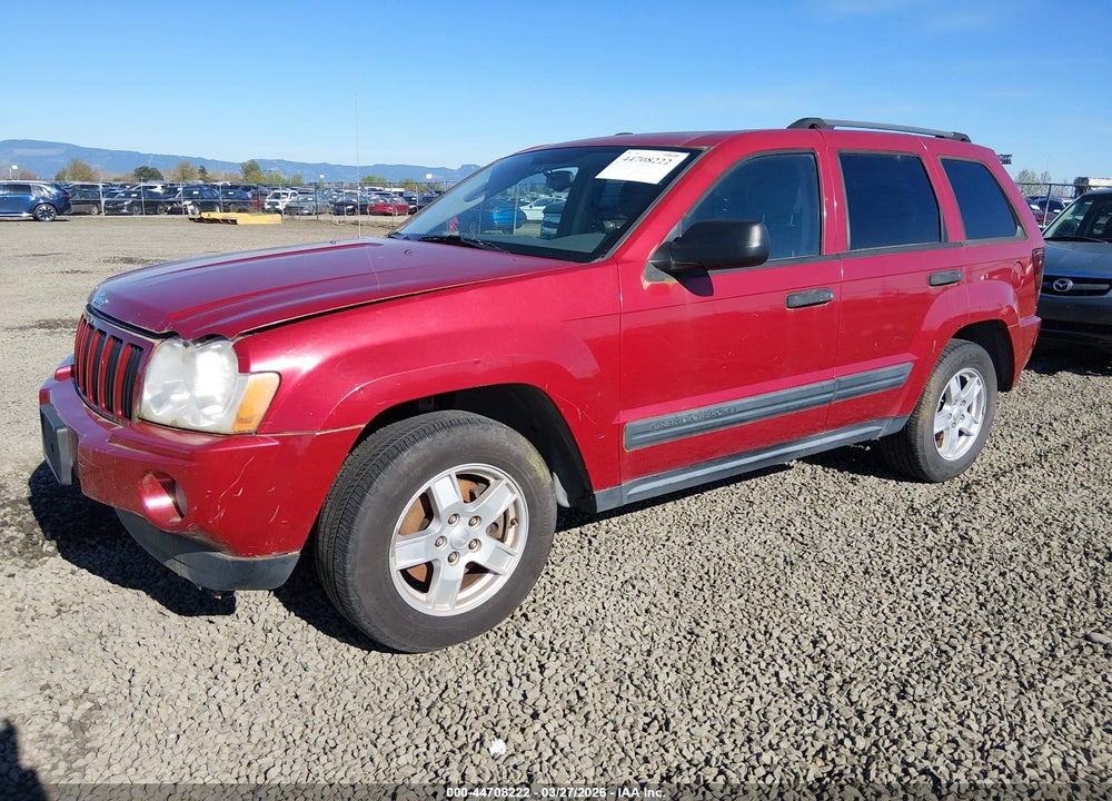 2005 JEEP GRAND CHEROKEE LAREDO VIN: 1J4GR48K55C623227