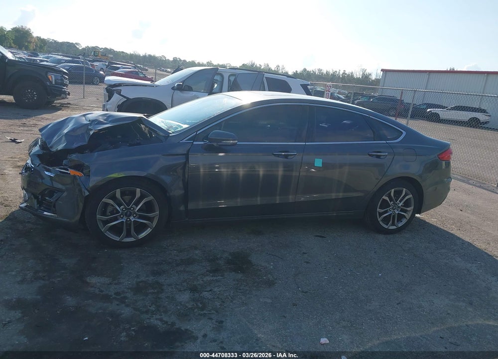 2019 FORD FUSION SEL VIN: 3FA6P0CD0KR119356