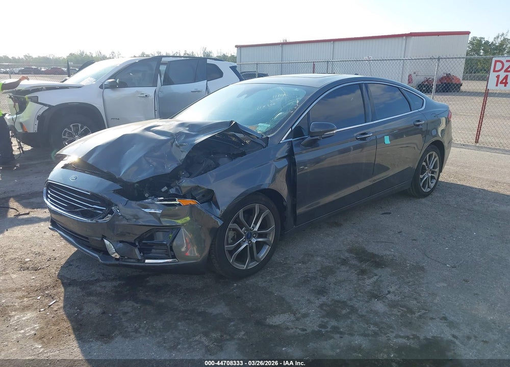 2019 FORD FUSION SEL VIN: 3FA6P0CD0KR119356