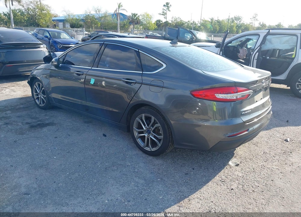 2019 FORD FUSION SEL VIN: 3FA6P0CD0KR119356