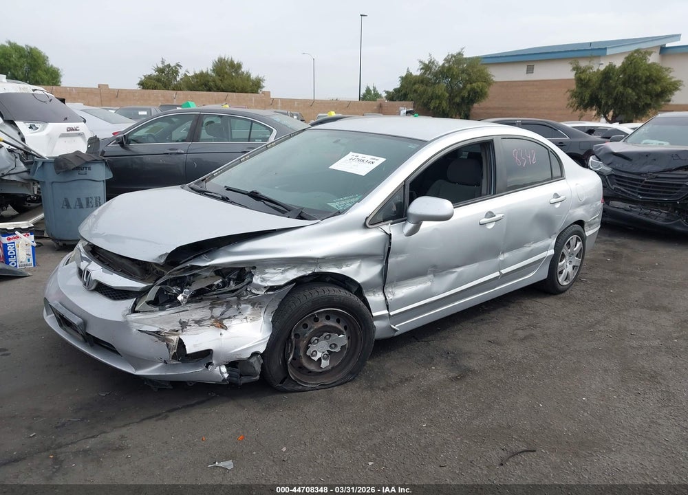 2011 HONDA CIVIC LX VIN: 2HGFA1F50BH529125