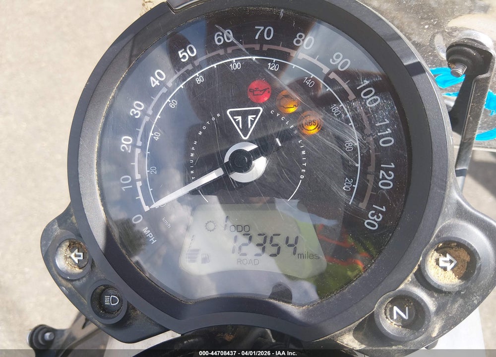 2020 TRIUMPH MOTORCYCLE STREET TWIN VIN: SMTD31GN8LTAB3677