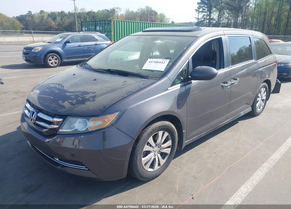 2016 HONDA ODYSSEY EX-L VIN: 5FNRL5H67GB055710