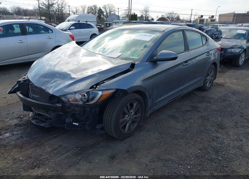 2018 HYUNDAI ELANTRA SEL VIN: 5NPD84LF9JH368974