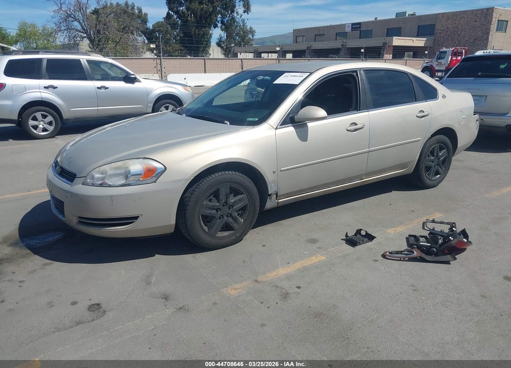 2008 CHEVROLET IMPALA LS VIN: 2G1WB58K089232907