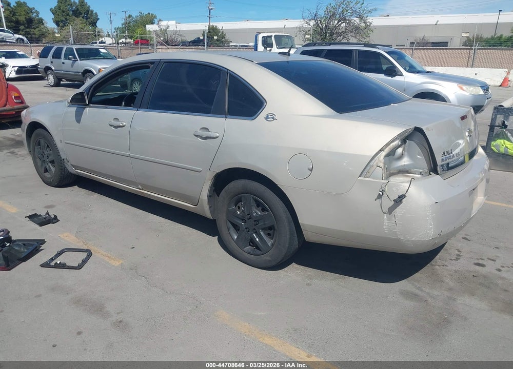 2008 CHEVROLET IMPALA LS VIN: 2G1WB58K089232907