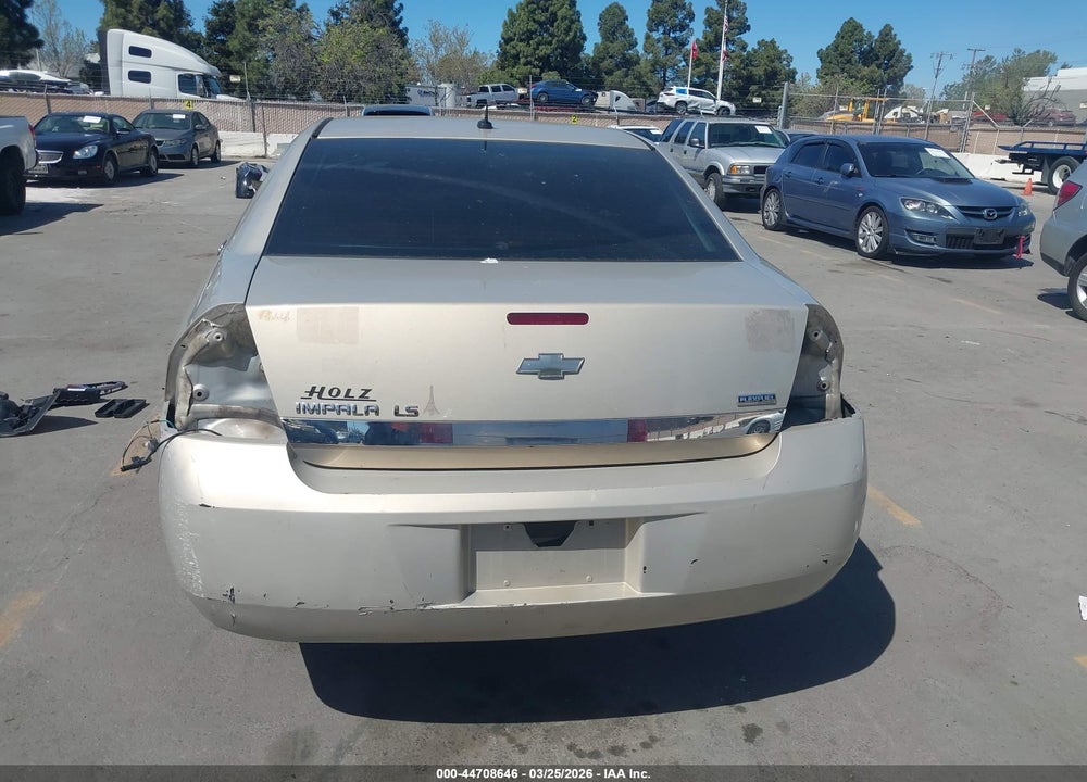 2008 CHEVROLET IMPALA LS VIN: 2G1WB58K089232907