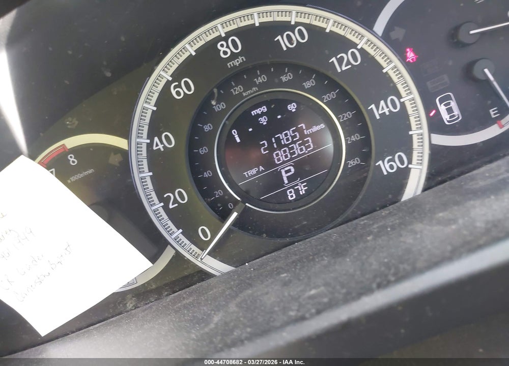 2013 HONDA ACCORD LX VIN: 1HGCR2F31DA061536