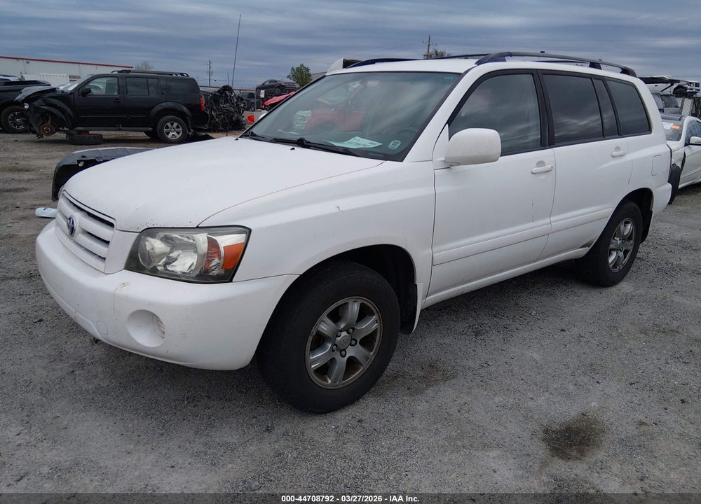 2007 TOYOTA HIGHLANDER V6 VIN: JTEEP21A570191084