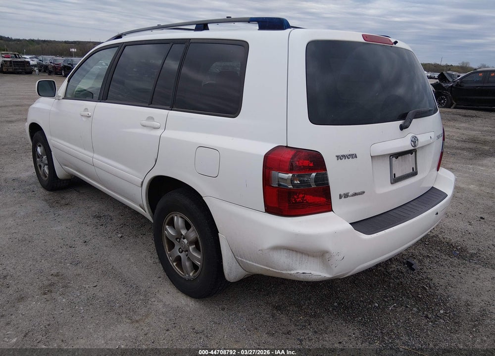 2007 TOYOTA HIGHLANDER V6 VIN: JTEEP21A570191084