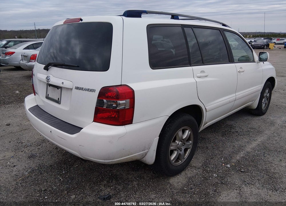 2007 TOYOTA HIGHLANDER V6 VIN: JTEEP21A570191084