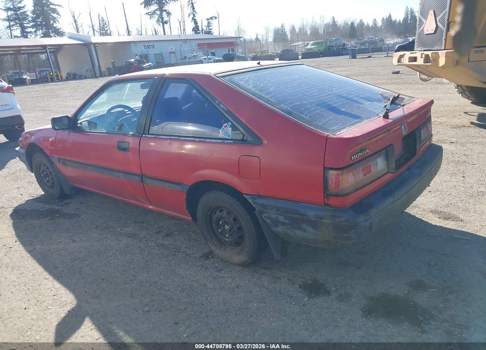 1988 HONDA ACCORD DX VIN: JHMCA5362JC052316