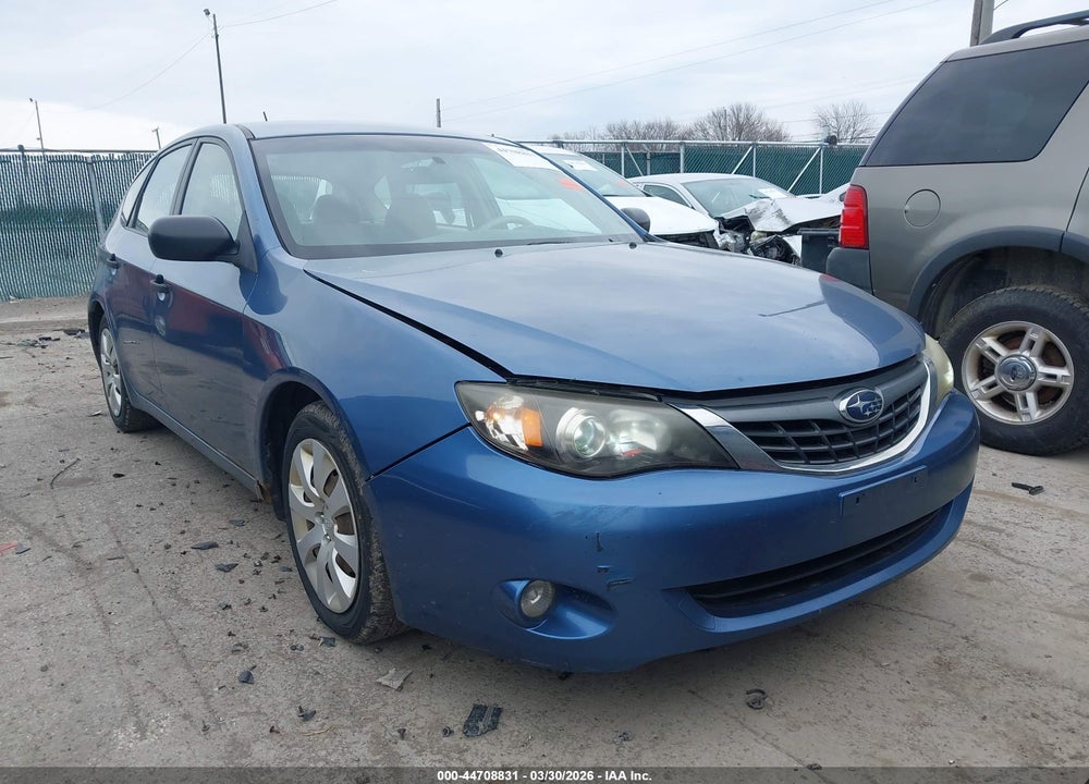 2008 SUBARU IMPREZA 2.5I VIN: JF1GH61698H819511