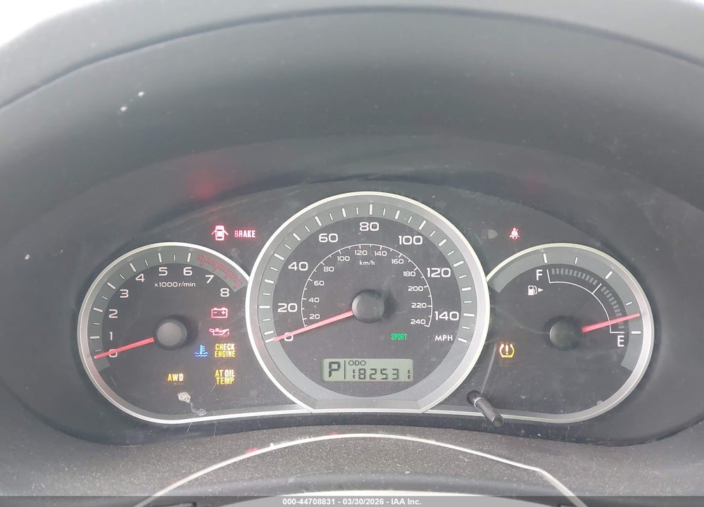 2008 SUBARU IMPREZA 2.5I VIN: JF1GH61698H819511