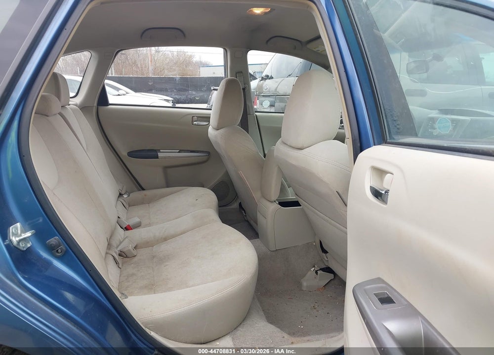 2008 SUBARU IMPREZA 2.5I VIN: JF1GH61698H819511