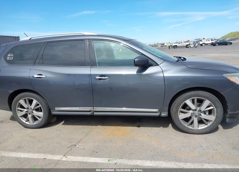 2014 NISSAN PATHFINDER PLATINUM VIN: 5N1AR2MMXEC610881