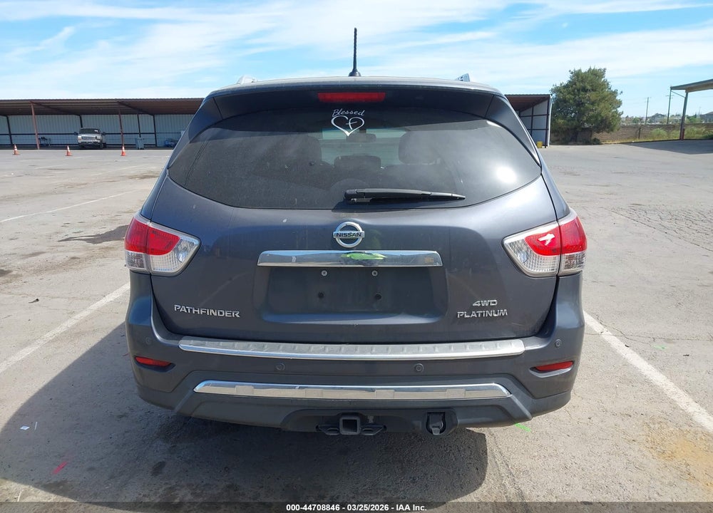 2014 NISSAN PATHFINDER PLATINUM VIN: 5N1AR2MMXEC610881