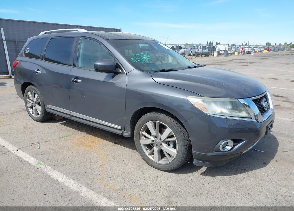 2014 NISSAN PATHFINDER PLATINUM VIN: 5N1AR2MMXEC610881