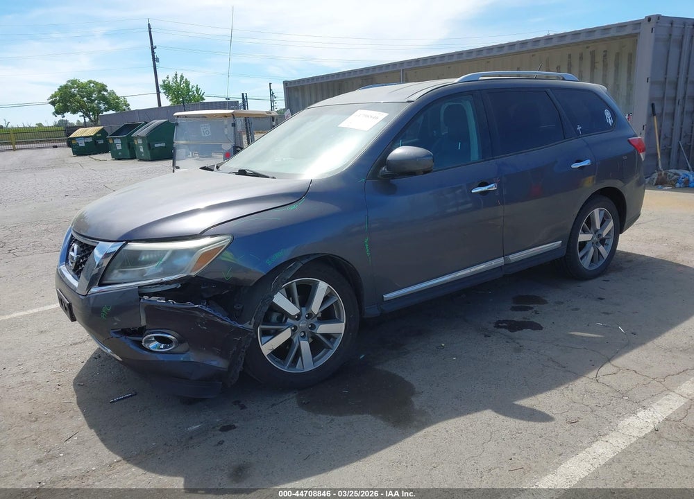 2014 NISSAN PATHFINDER PLATINUM VIN: 5N1AR2MMXEC610881