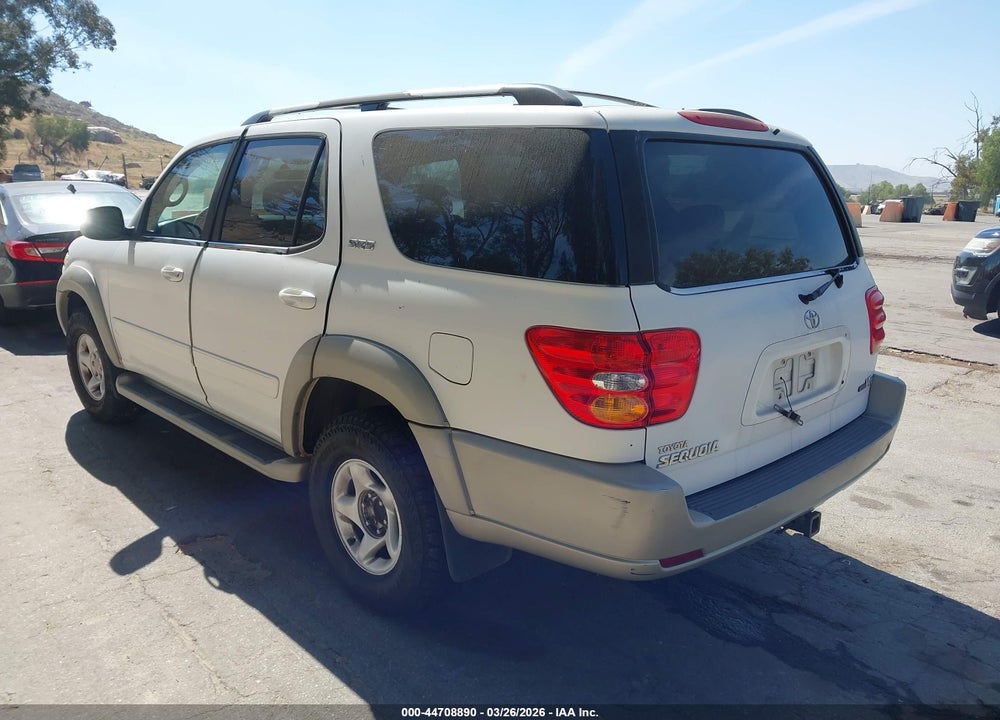 2001 TOYOTA SEQUOIA SR5 VIN: 5TDZT34A11S040766