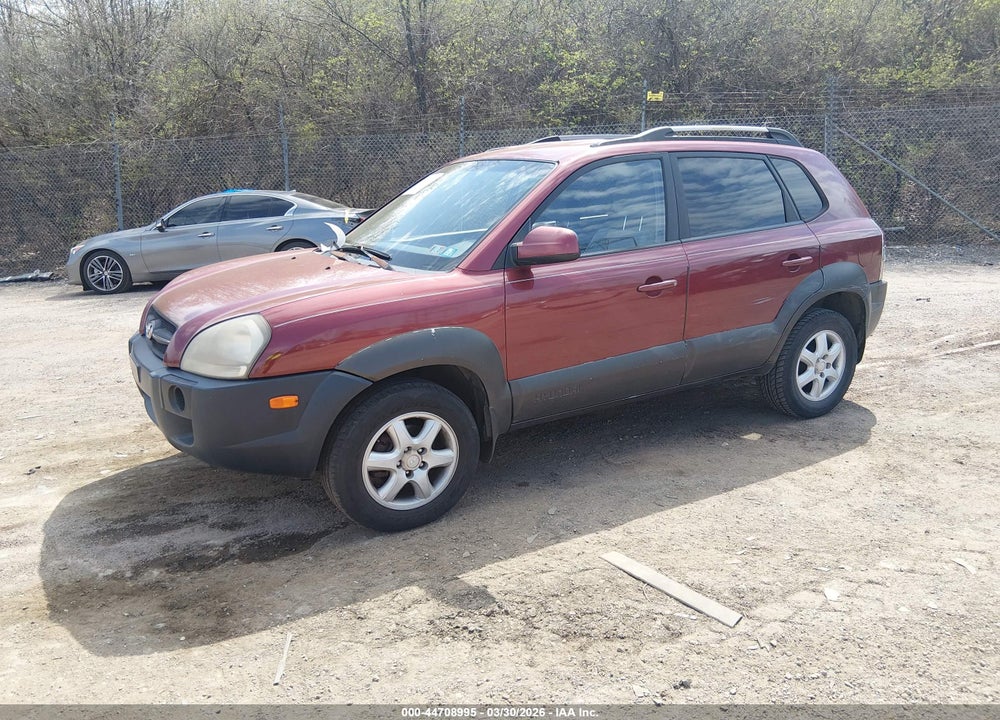 2005 HYUNDAI TUCSON GLS/LX VIN: KM8JN72D25U103088