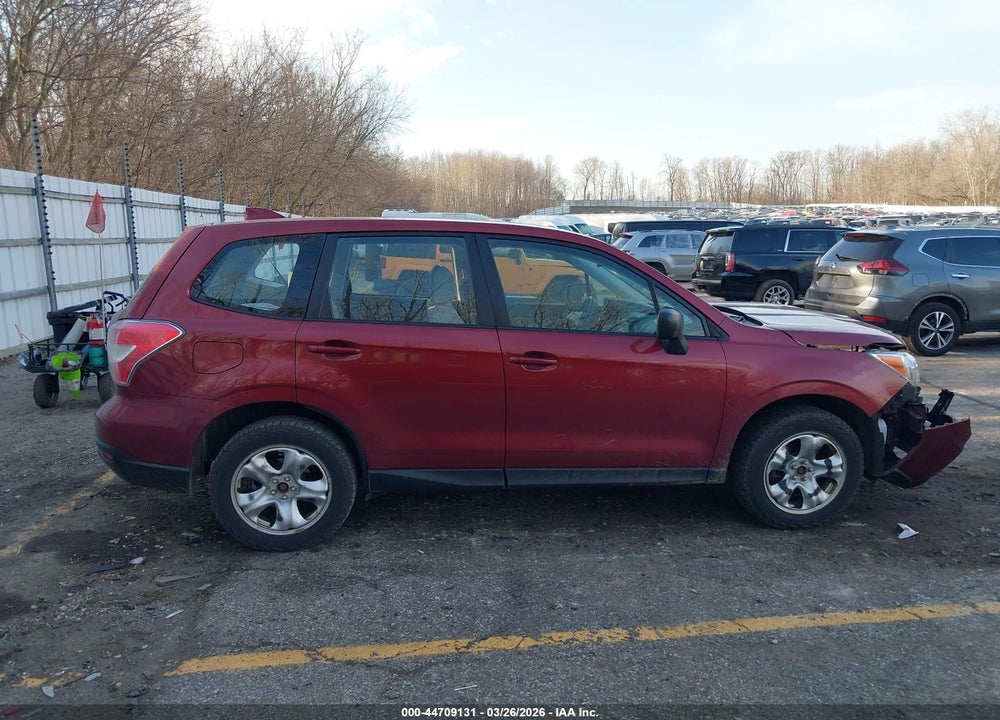 2016 SUBARU FORESTER 2.5I VIN: JF2SJAAC9GH415660
