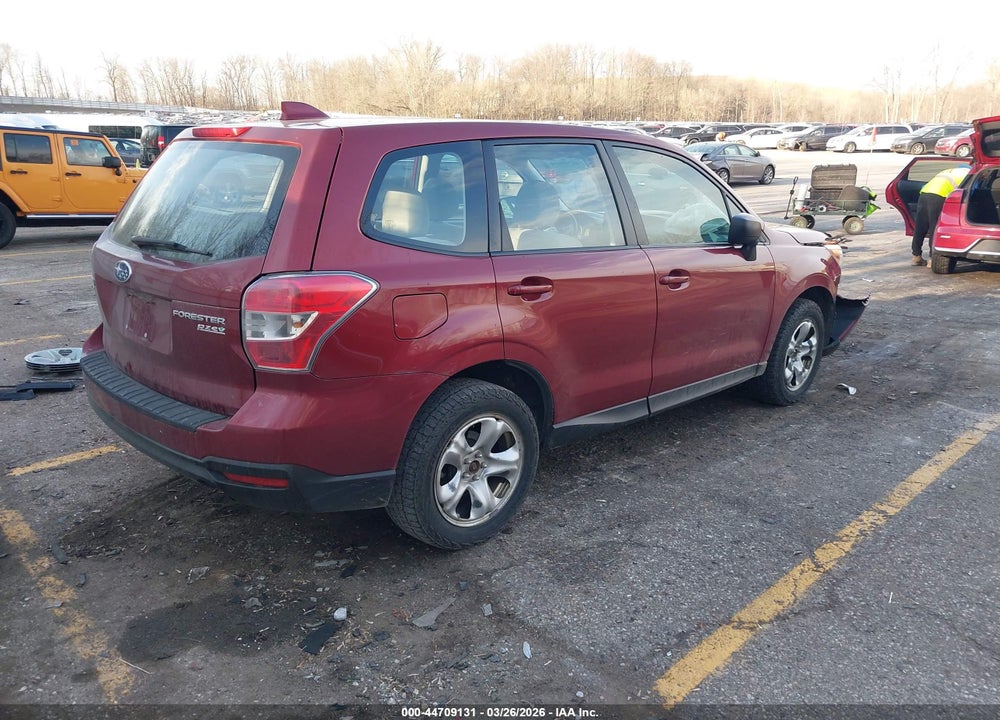 2016 SUBARU FORESTER 2.5I VIN: JF2SJAAC9GH415660
