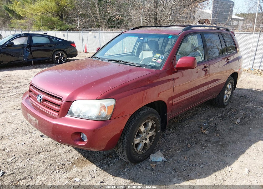 2007 TOYOTA HIGHLANDER V6 VIN: JTEEP21A470201295