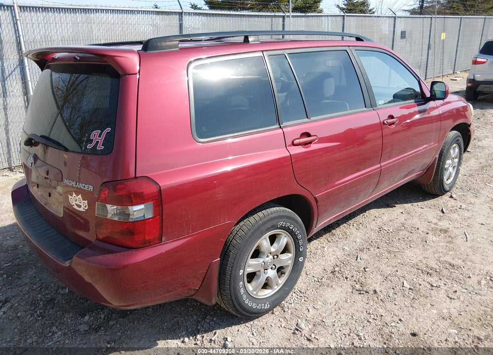 2007 TOYOTA HIGHLANDER V6 VIN: JTEEP21A470201295