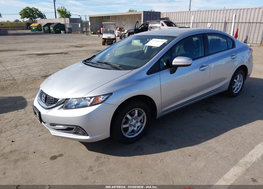 2014 HONDA CIVIC LX VIN: 19XFB2F55EE209459