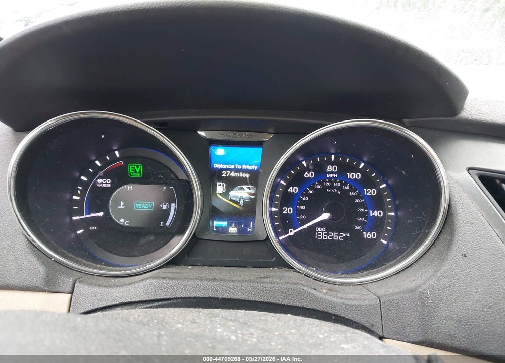 2013 HYUNDAI SONATA HYBRID VIN: KMHEC4A49DA095482