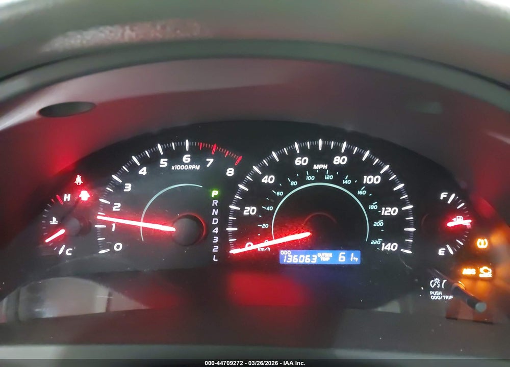 2009 TOYOTA CAMRY LE VIN: 4T1BE46K89U349970