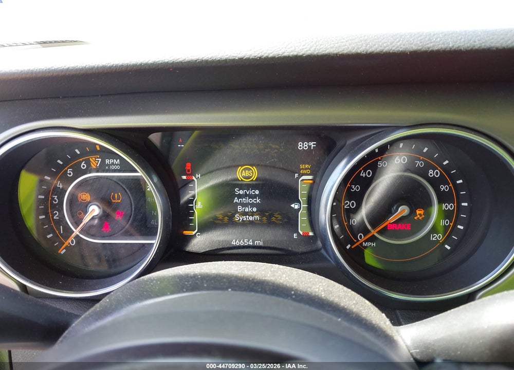 2022 JEEP GLADIATOR VIN: 1C6HJTAG2NL176977