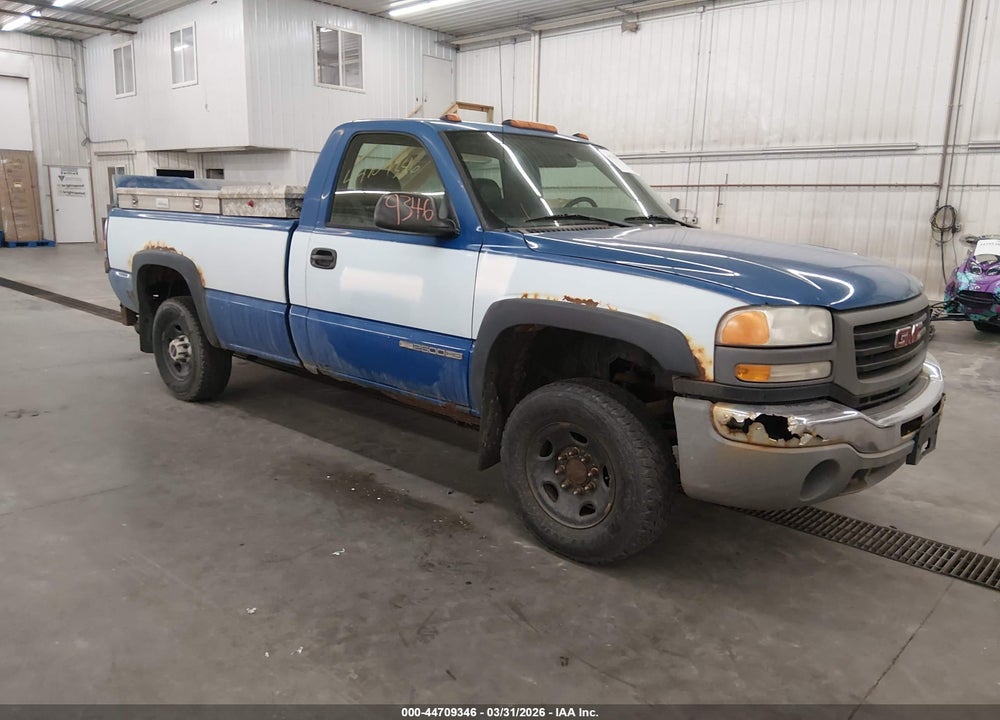 2004 GMC SIERRA 2500HD WORK TRUCK VIN: 1GTHK24U44E145315