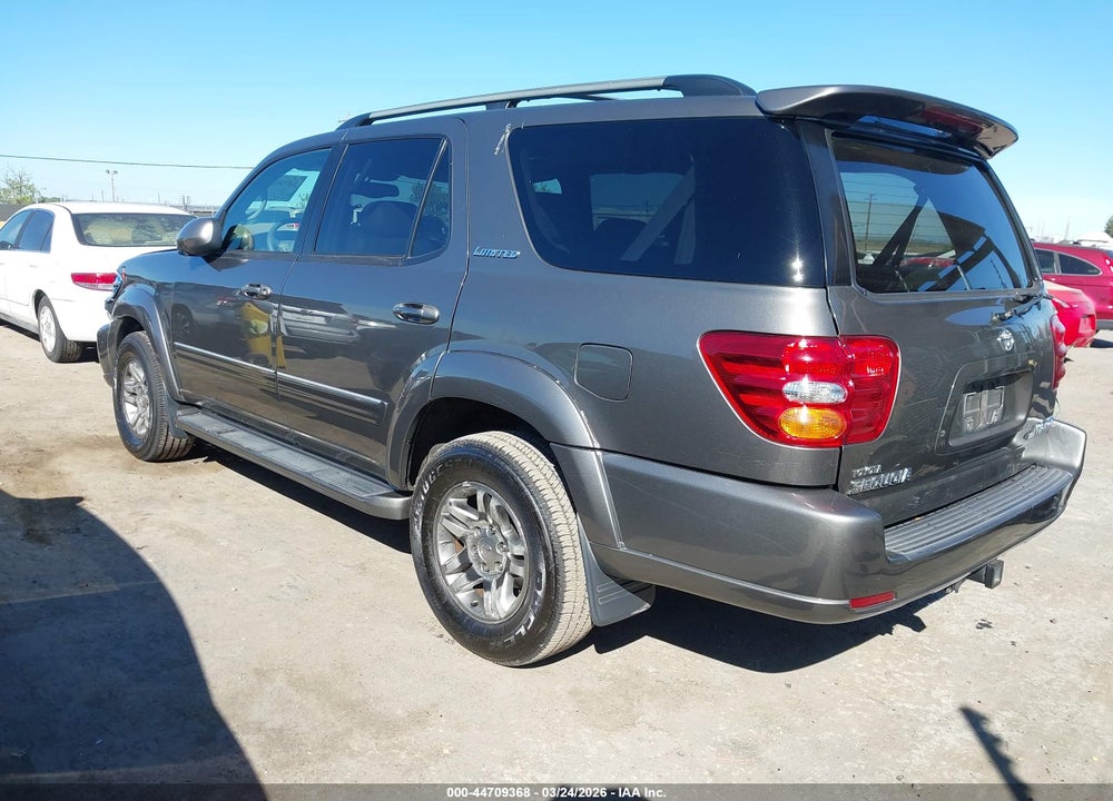 2003 TOYOTA SEQUOIA LIMITED V8 VIN: 5TDBT48A63S181885