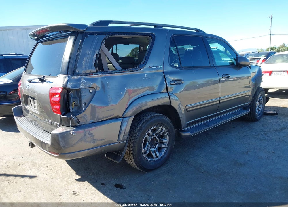 2003 TOYOTA SEQUOIA LIMITED V8 VIN: 5TDBT48A63S181885