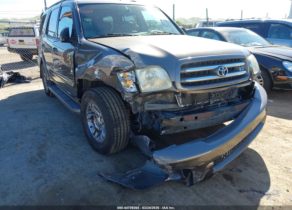 2003 TOYOTA SEQUOIA LIMITED V8 VIN: 5TDBT48A63S181885
