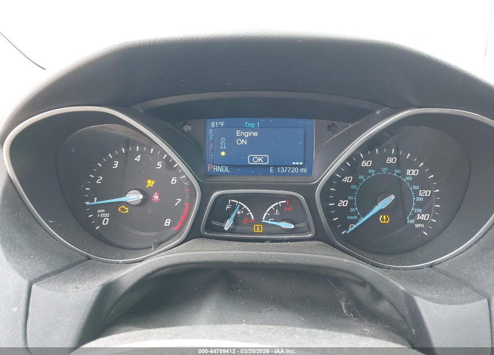 2013 FORD FOCUS SE VIN: 1FADP3K2XDL144663
