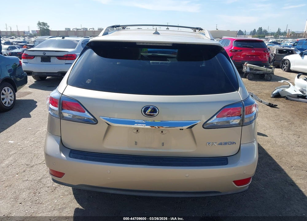 2013 LEXUS RX 450H VIN: JTJBC1BAXD2443470