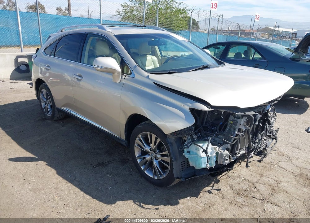 2013 LEXUS RX 450H VIN: JTJBC1BAXD2443470