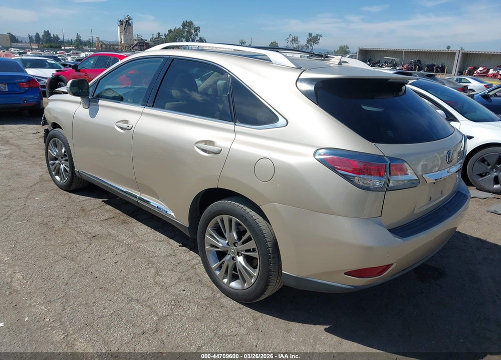 2013 LEXUS RX 450H VIN: JTJBC1BAXD2443470
