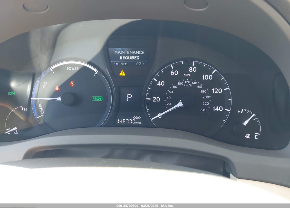 2013 LEXUS RX 450H VIN: JTJBC1BAXD2443470
